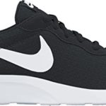 Nike Tanjun – Zapatillas unisex, color negro / blanco, talla 40.5