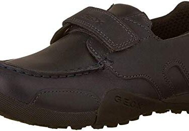 Geox Junior winter snake mocassino J9309B00043C6009 – Zapatos de cuero para niño